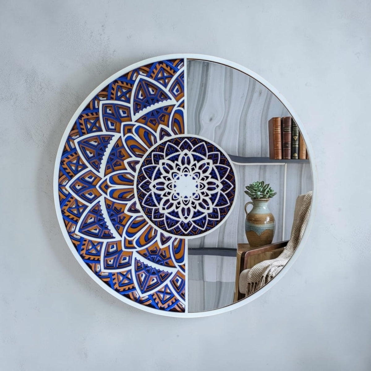 Sapphire Harmony Designer Mirror