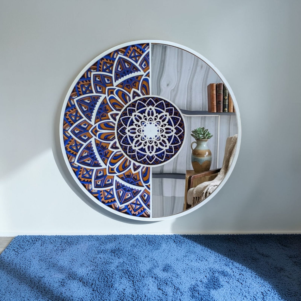 Sapphire Harmony Designer Mirror