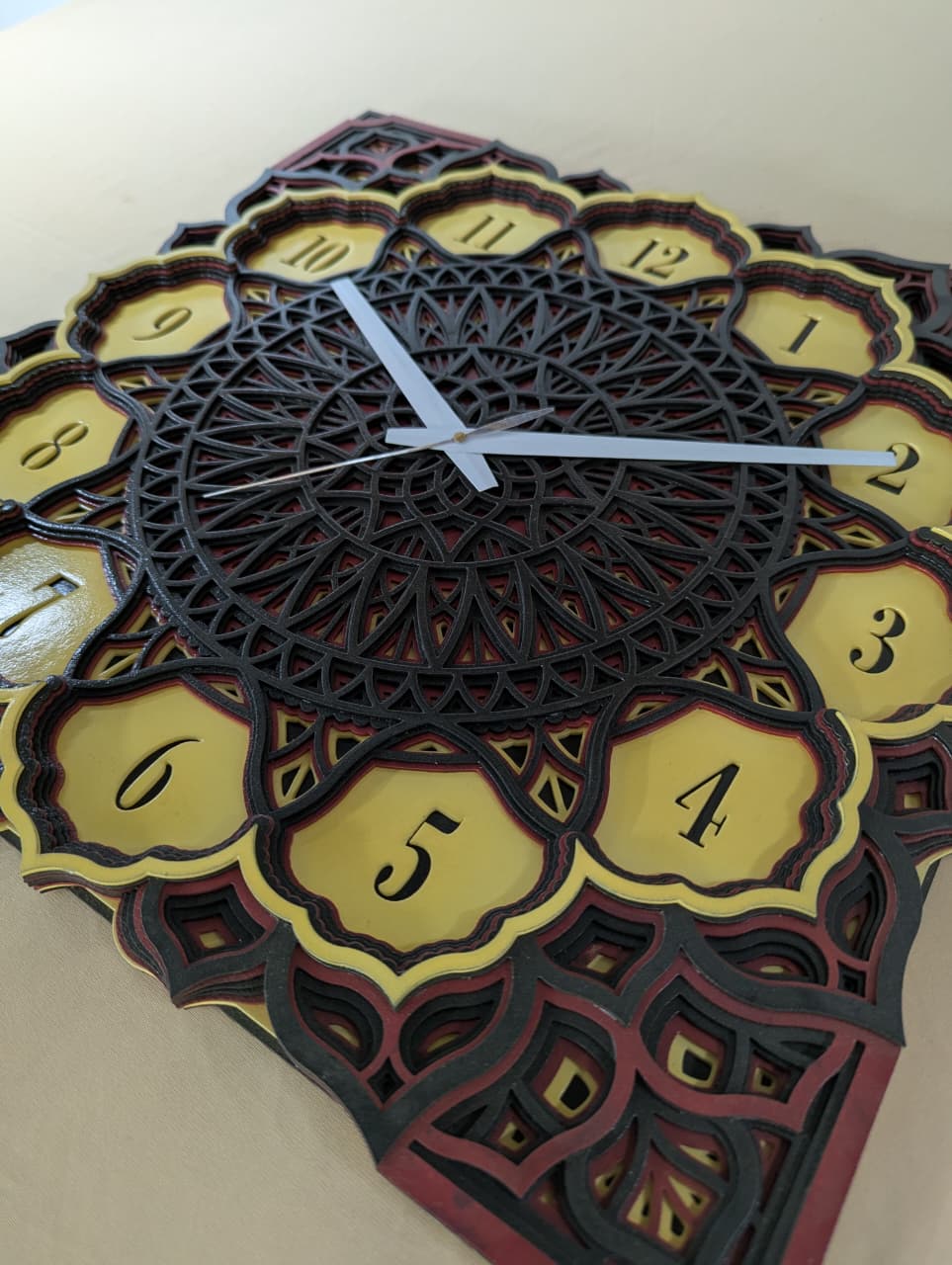 Eternal Mandala Wall Clock – Handcrafted Decorative Wall Art