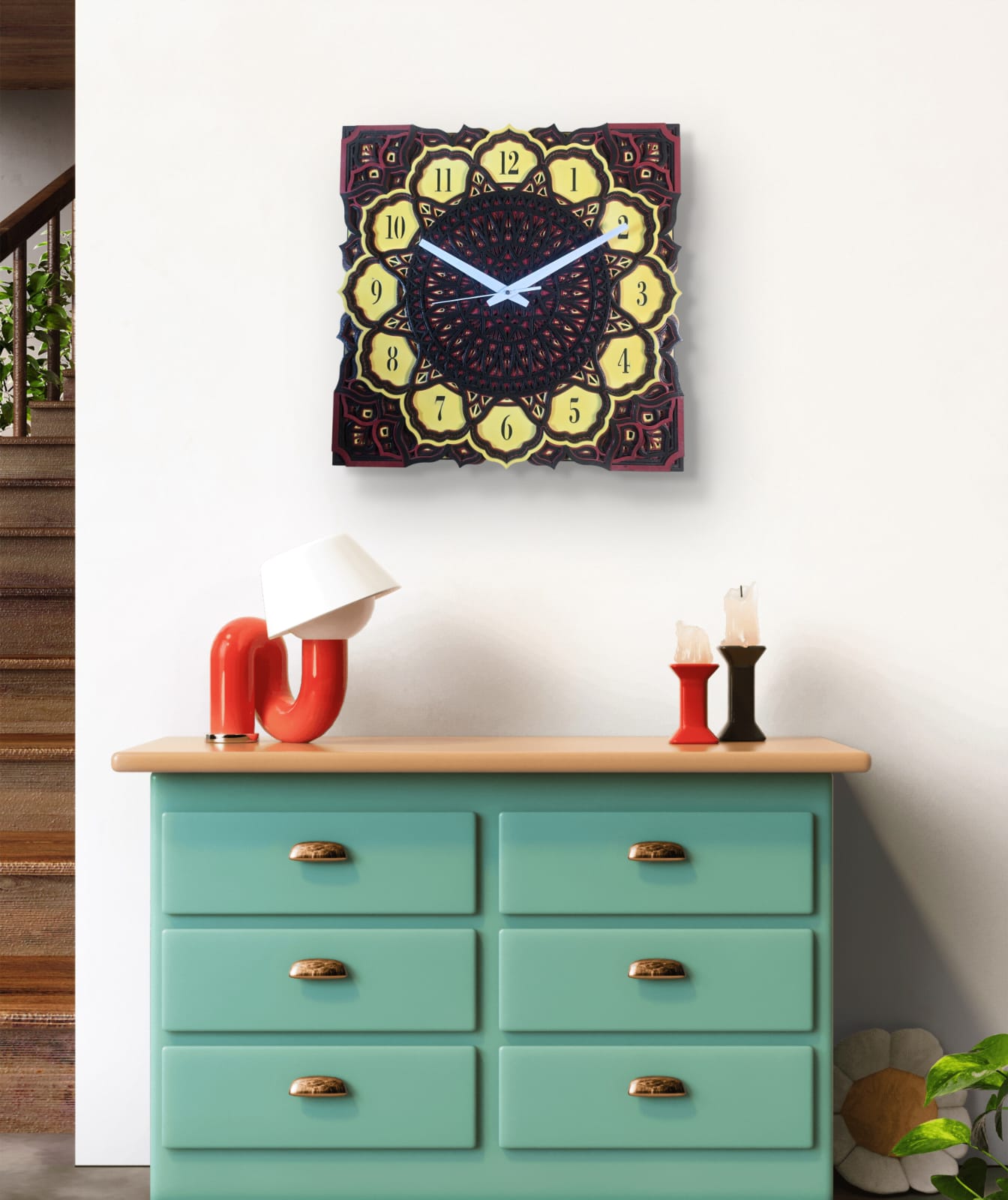 Eternal Mandala Wall Clock