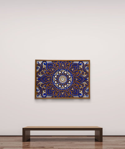 Neelambara Mandala Wall Art