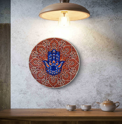 Hamsa Mandala Wall Art – Symbol of Protection & Positive Energy