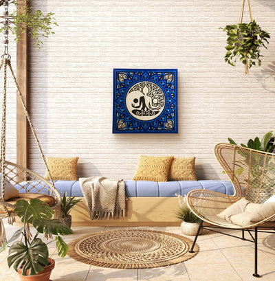 Tatva Harmony – Yin Yang Buddha Wooden Mandala Wall Art