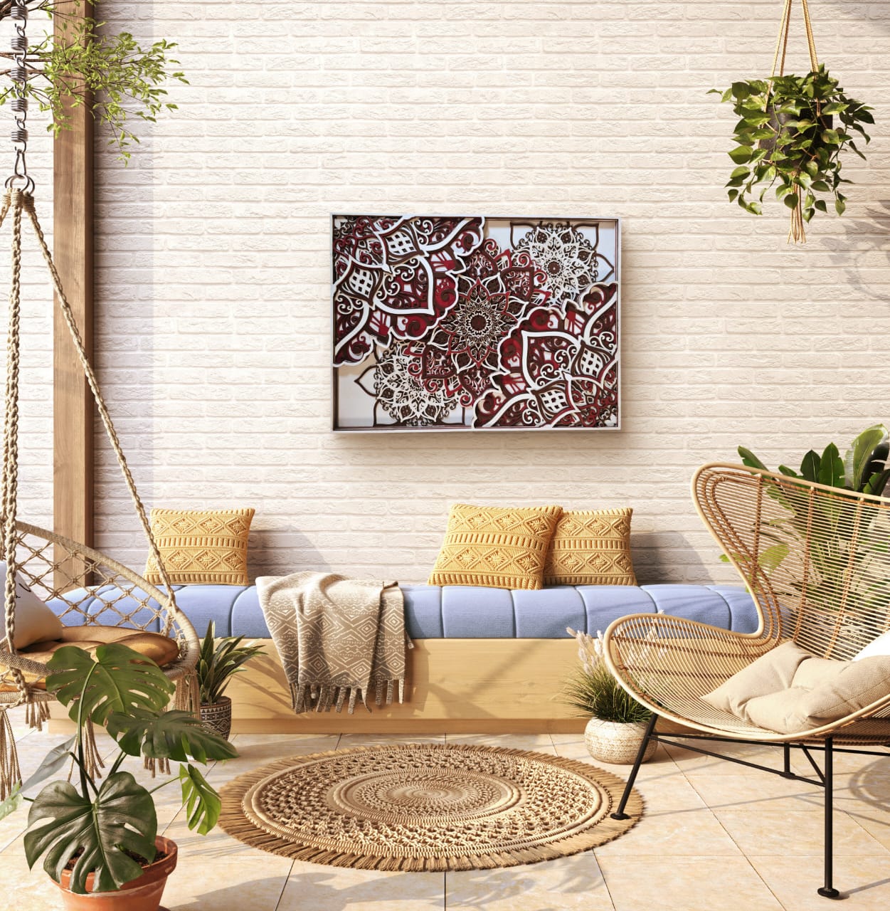 Rangmaya Mandala Wall Art