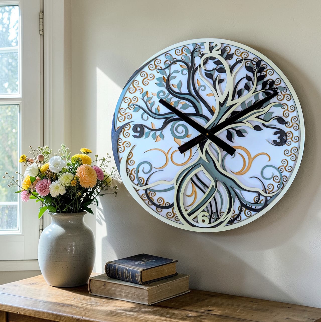 Eternal Tree of Life Wall Clock