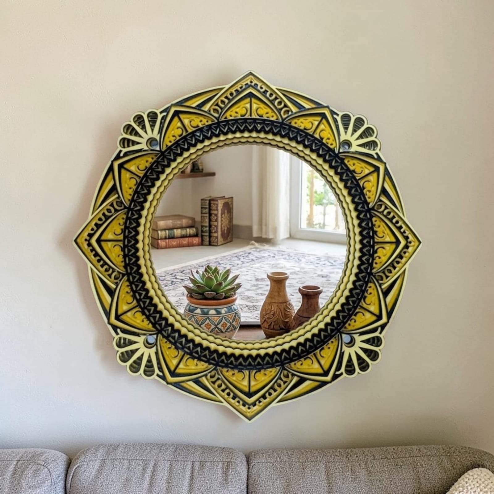 Royal Mandala Mirror Frame