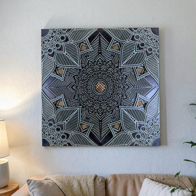 Zenith Lotus Mandala Wall Art