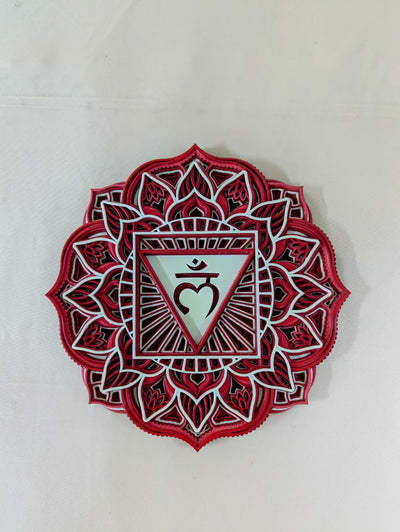 Muladhara – Handcrafted Wooden Mandala Wall Art