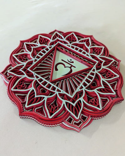 Muladhara – Handcrafted Wooden Mandala Wall Art
